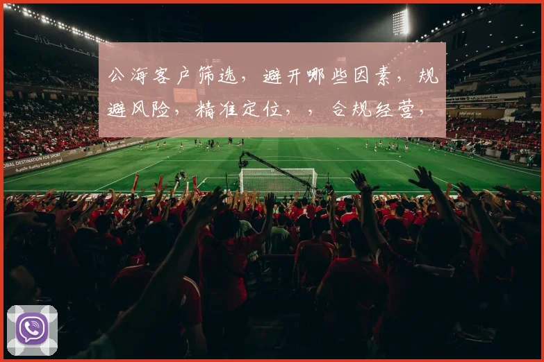 公海客户筛选，避开哪些因素，规避风险，精准定位，，合规经营，，提升效益，